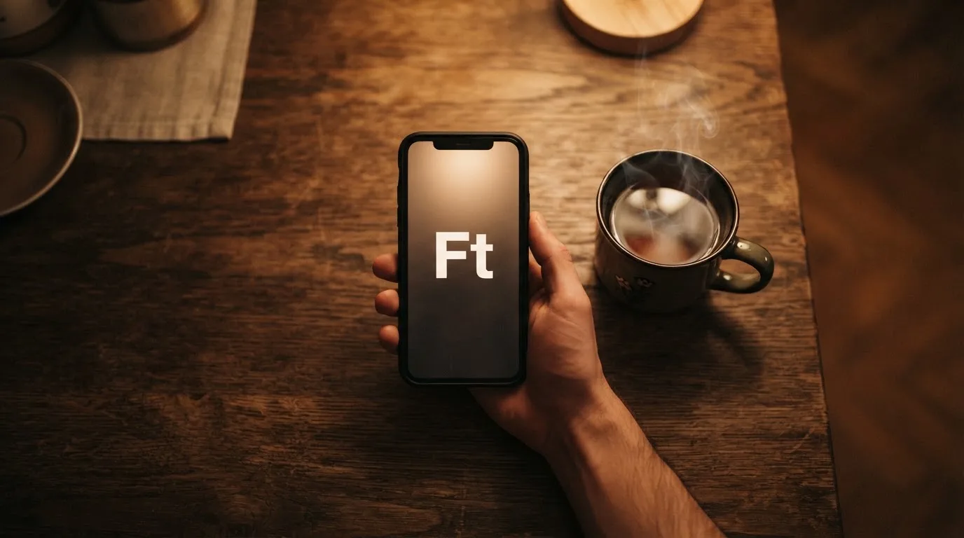 Kéz tart egy mobiltelefont egy csésze tea mellett a konyhaasztalon egy nyugodt estén — magyar kaszinó valódi pénzért